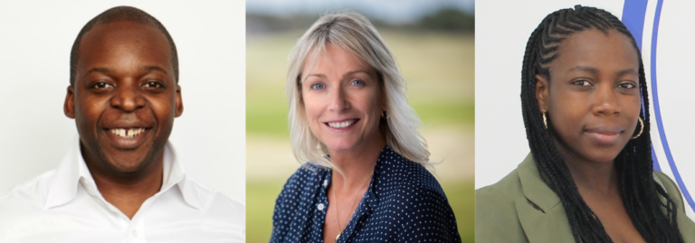 face pics of 3 new trustees