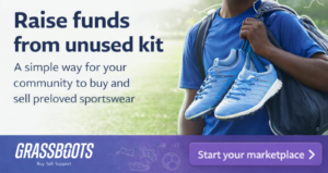 Raise funds from unsued kit. A simple way for your community to buy and sell preloved sportswear