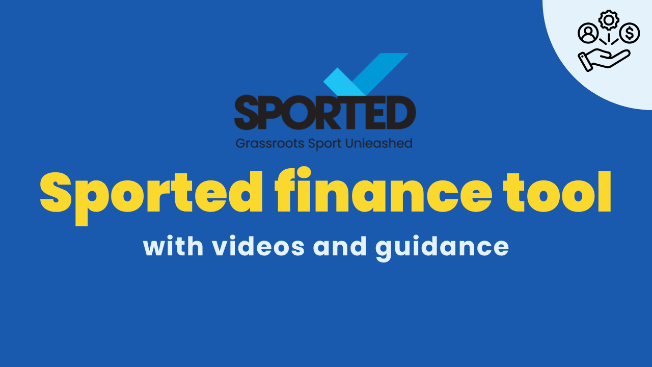 Sported logo. Sported finance tool with videos and guidance.